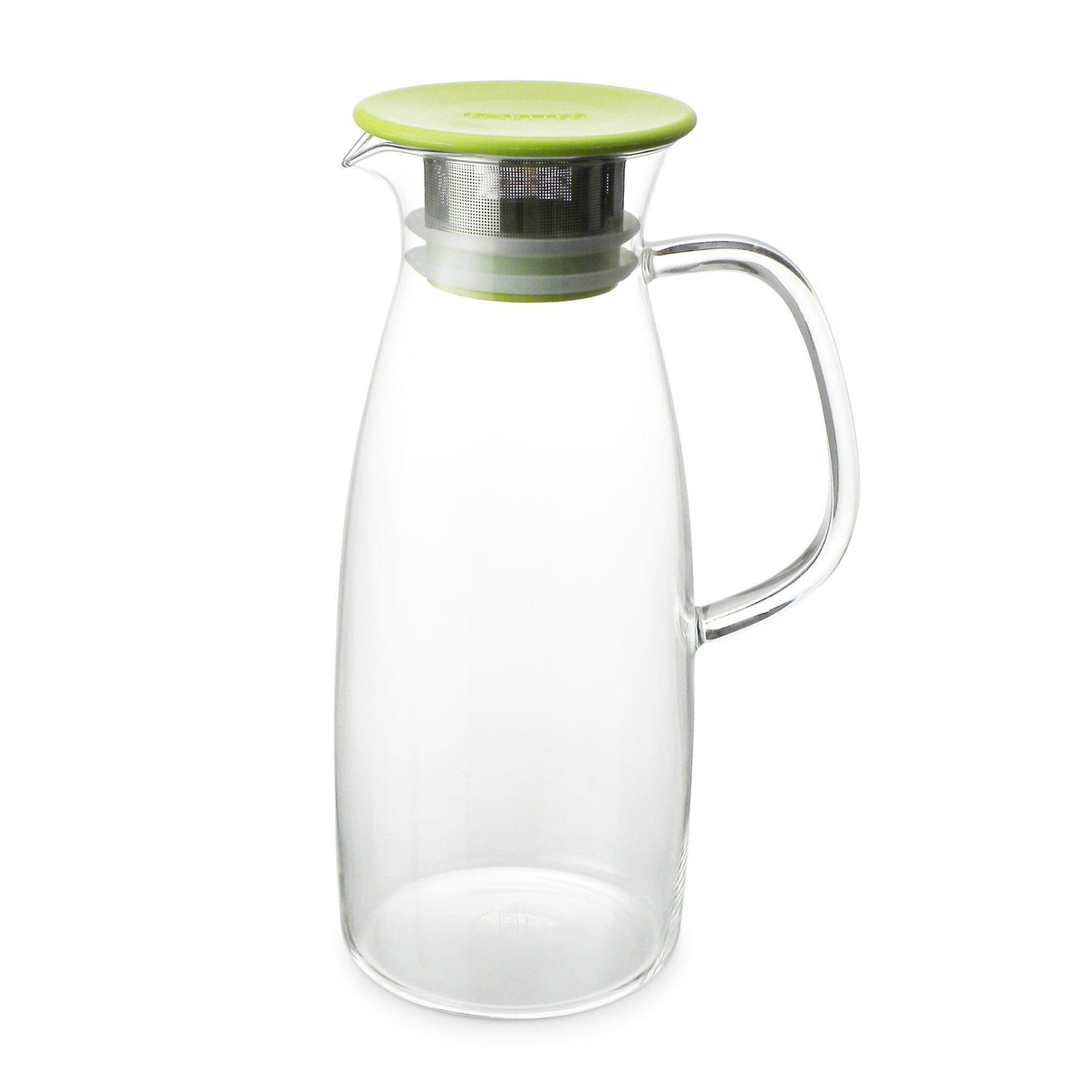 Borosilicate Glass Pitcher with Lid and Spout - 68 Ounces Cold and