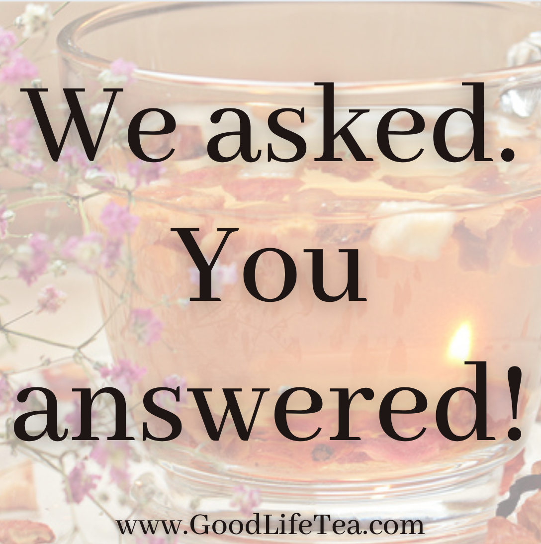 What we are drinking, what you are drinking, and more. – Good Life Tea