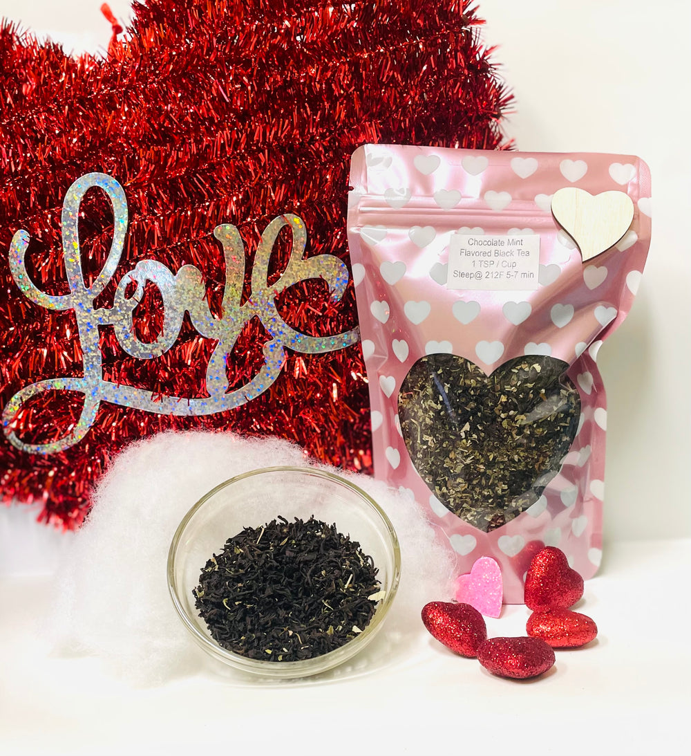 Chocolate Mint Black - 4 ounces - Valentine's Day