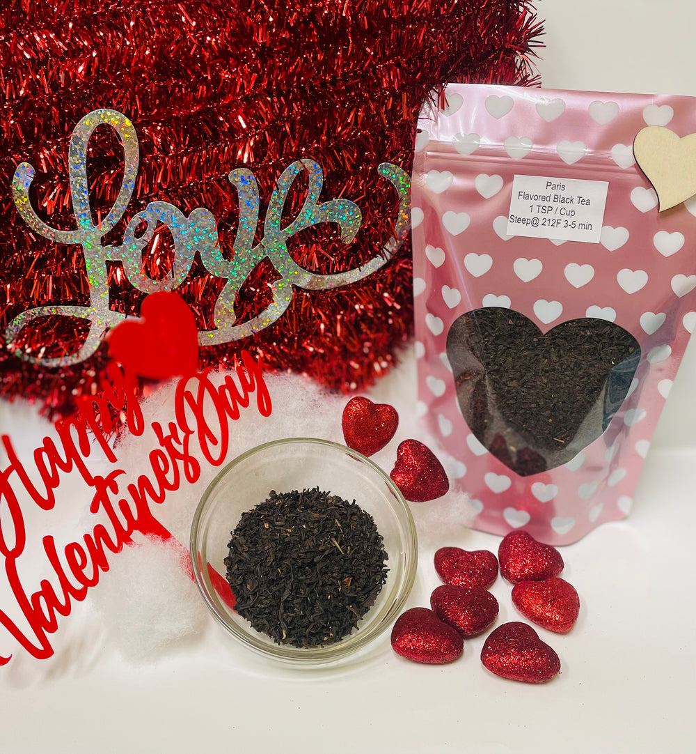 Paris Black Tea - 4 ounces - Valentine's Day