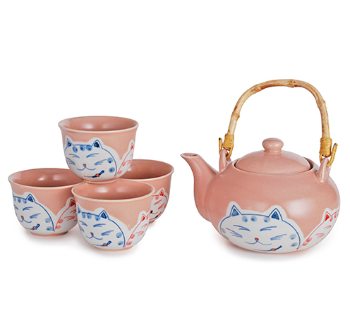 Kitty Tea Set 20 ounces 4 cups