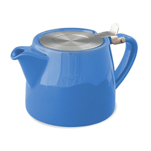 18 Ounce Stump Ceramic Teapot with Infuser Basket | Good Life Tea
